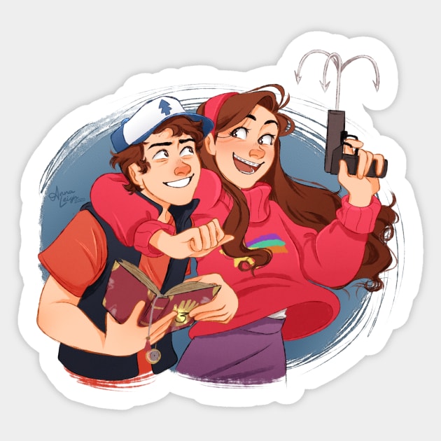 Mystery Twins! Sticker by annaleighart